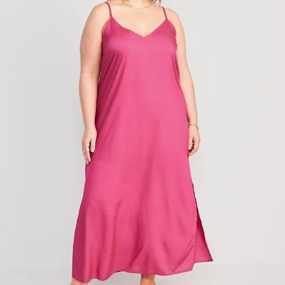 NEW Old Navy Tie-Back Maxi Slip Dress for Women - Picture 6 of 7